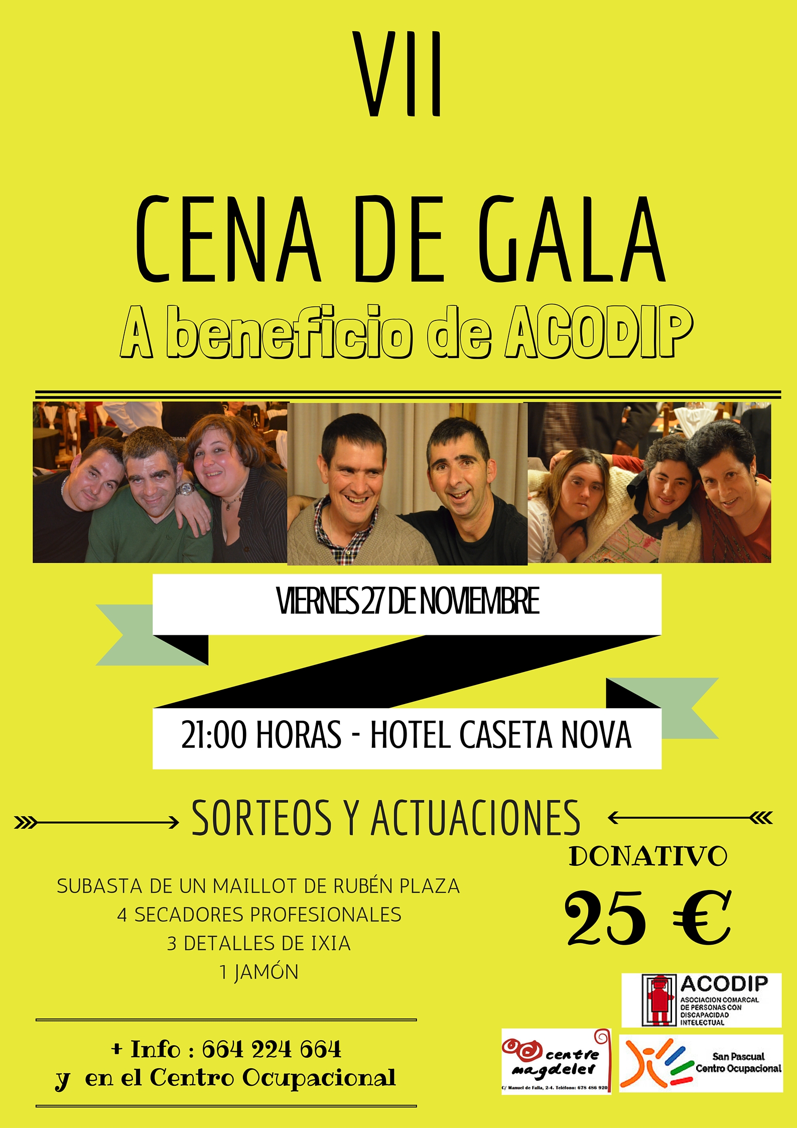 VII Cena de Gala a beneficio de ACODIP