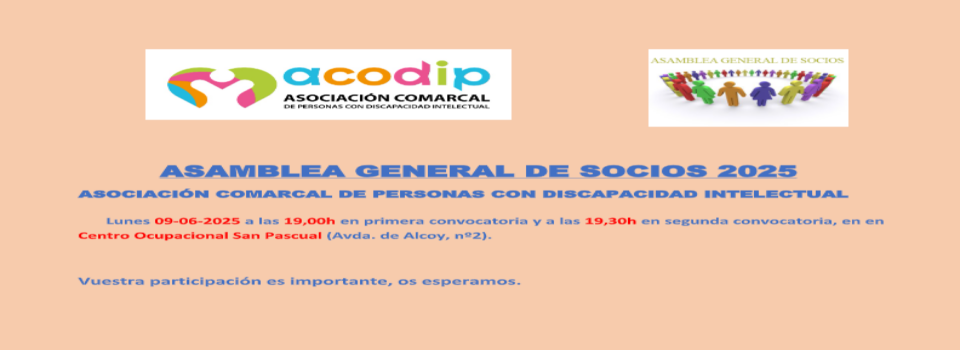Asamblea General de Socios 09-06-2025